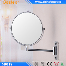 Espelho decorativo cosmético decorativo de parede Beelee Chrome Latão